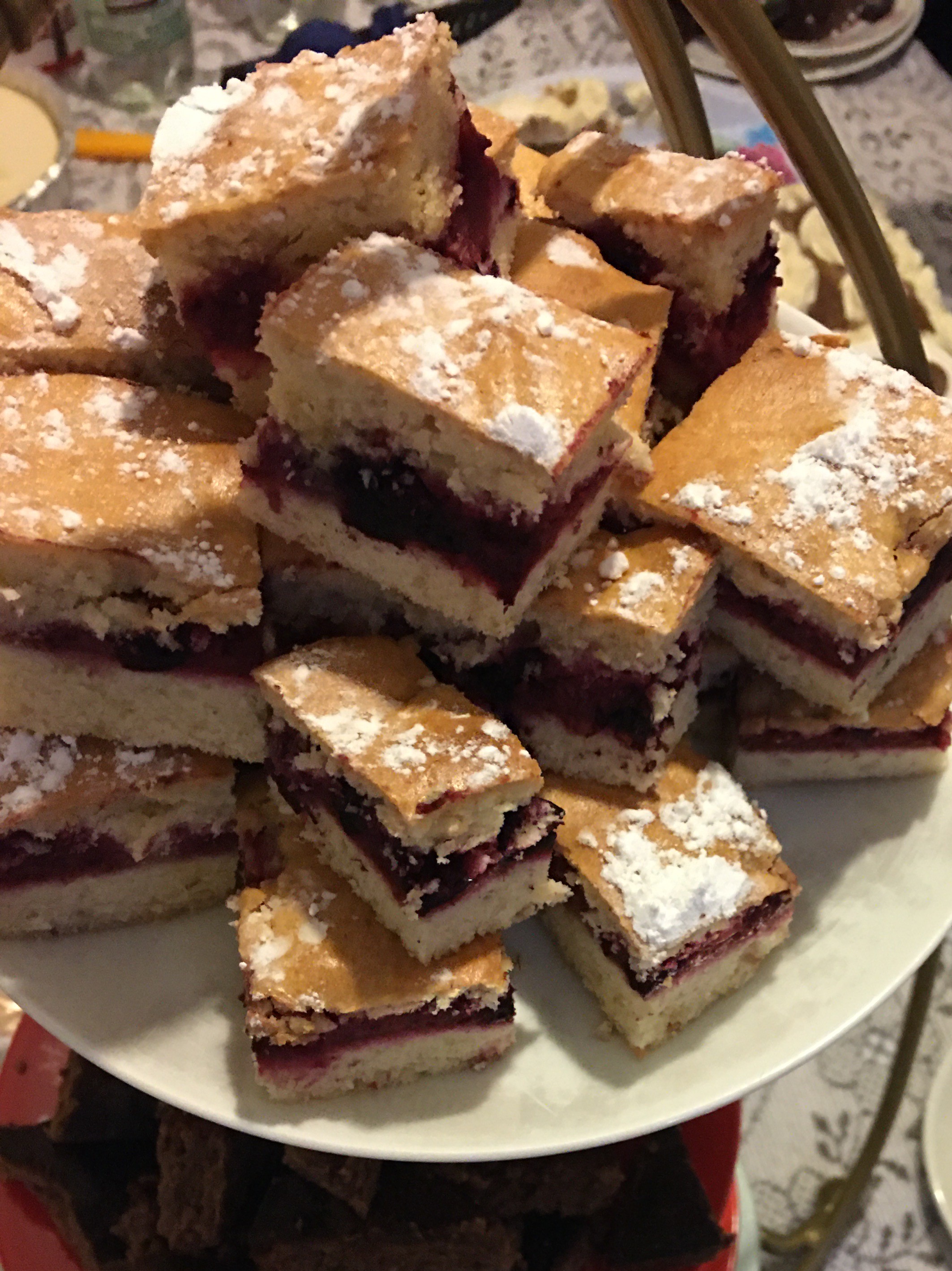 Tart with sour cherries